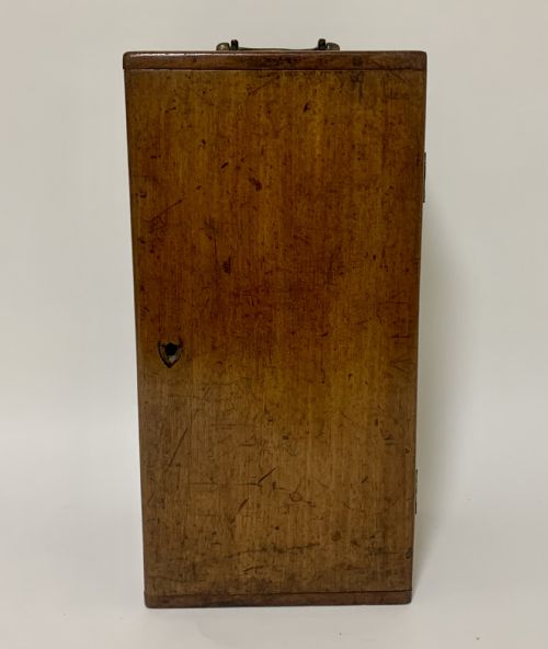 fig 2. Antique Victorian Microscope by Chadburn Bros