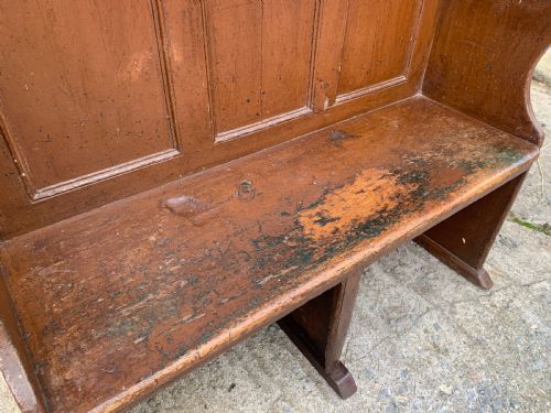 fig 2. Antique Westcountry Pine Tavern Settle