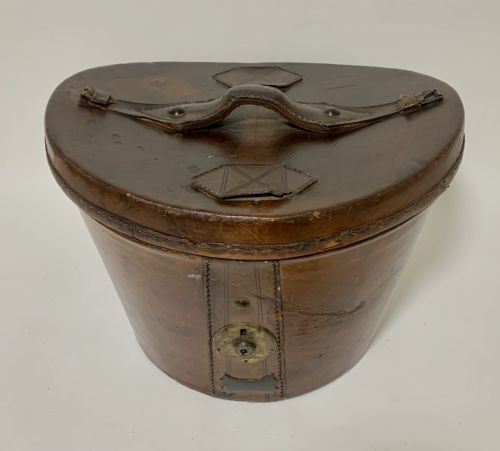 fig 1. Victorian Silk Top Hat in Leather Box