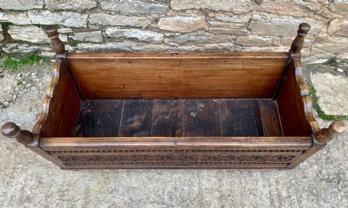 fig 2. Antique Breton Cradle