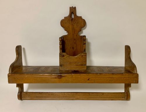 Antique Pine Spoon Rack