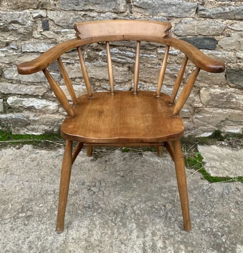 Antique Smokers Bow Desk Chair