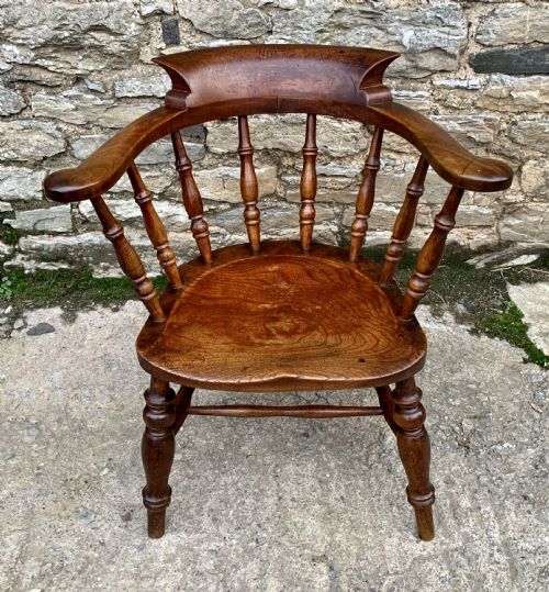 Antique Smokers Bow Armchair