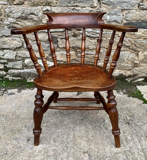 fig 2. Antique Smokers Bow Armchair