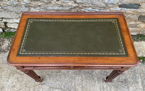 fig 1. Antique Regency Mahogany Writing Table