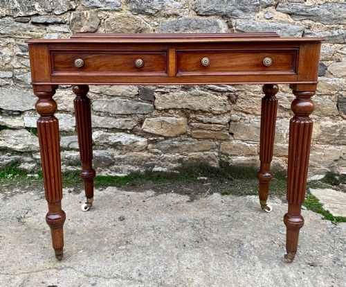 fig 2. Antique Regency Mahogany Writing Table