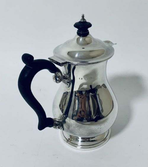 fig 1. Antique Silver Coffee Pot