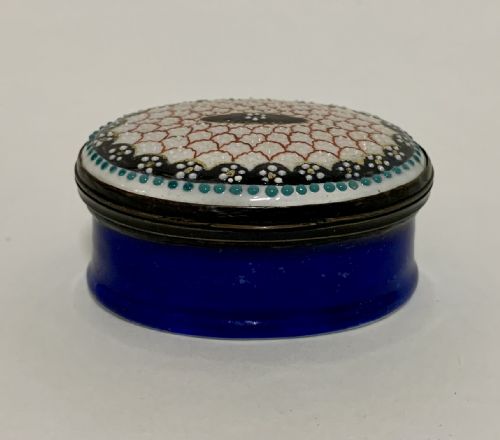 Antique Georgian Bilston Enamel Patch Box