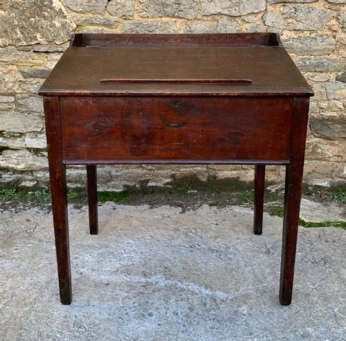 fig 2. Antique Victorian Stained Pine Clerks Desk
