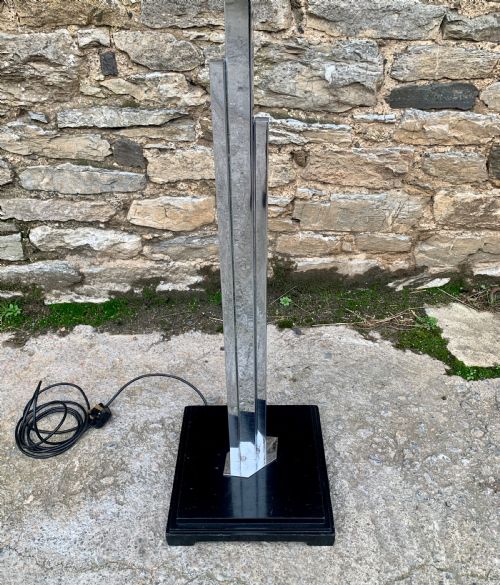 fig 2. Art Deco Chrome Standard Lamp