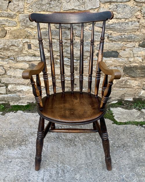 Antique Penny Carver Chair