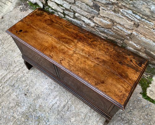 fig 2. Small 17th Century Oak Coffer