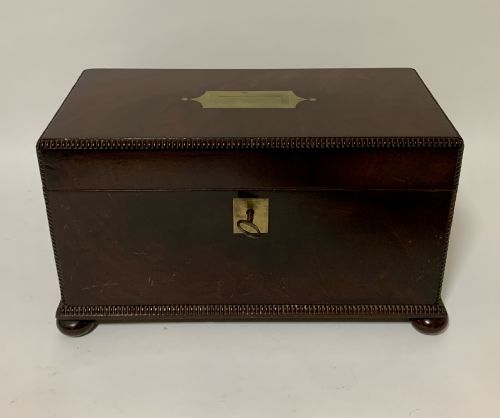 fig 1. Antique Regency Rosewood Tea Caddy