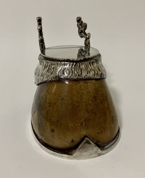 fig 1. Antique Rowland Ward Horse Hoof Inkwell