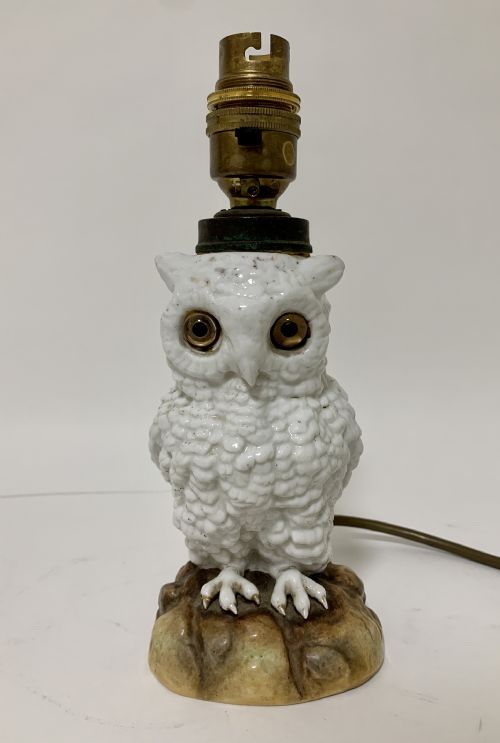 Antique Novelty Owl Table Lamp