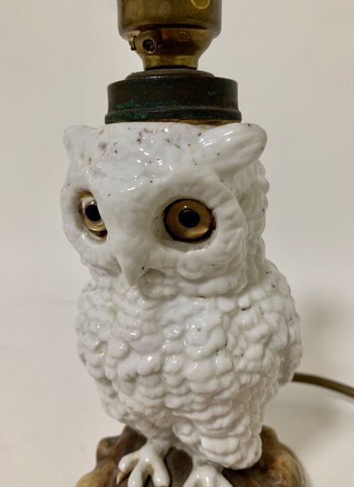 fig 1. Antique Novelty Owl Table Lamp