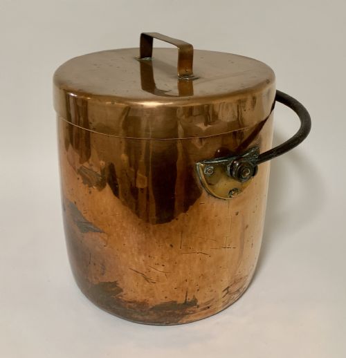 Large Antique Copper Cooking Pot