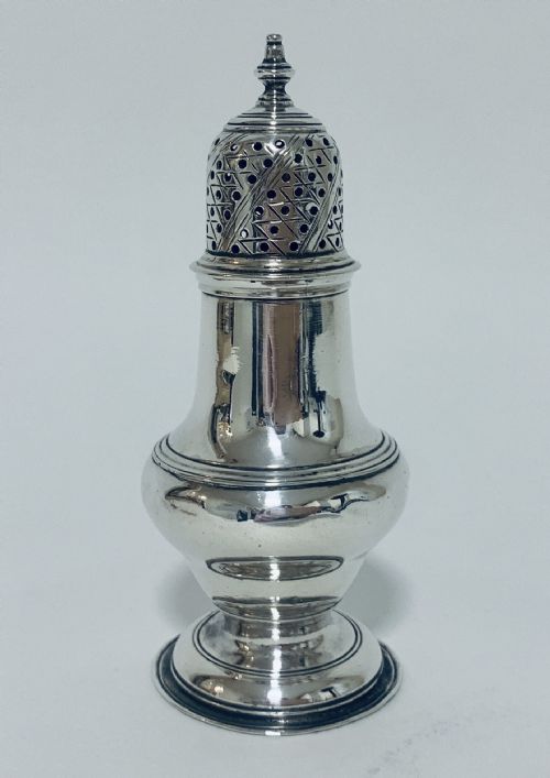 18th Century Georgian Silver Pepper Caster