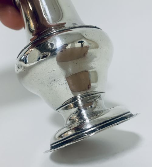 fig 1. 18th Century Georgian Silver Pepper Caster