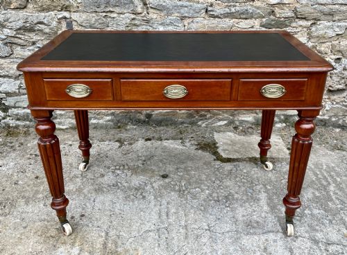 fig 1. Antique Victorian Mahogany Writing Table