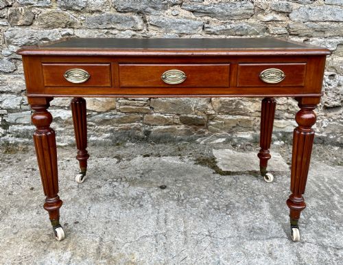 fig 2. Antique Victorian Mahogany Writing Table
