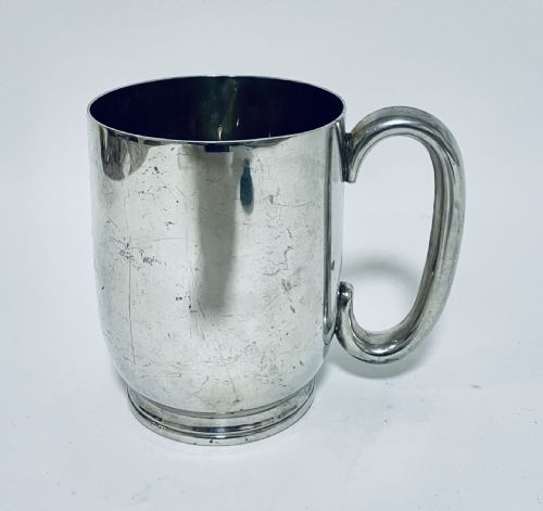 Antique Solid Sterling Silver Tankard