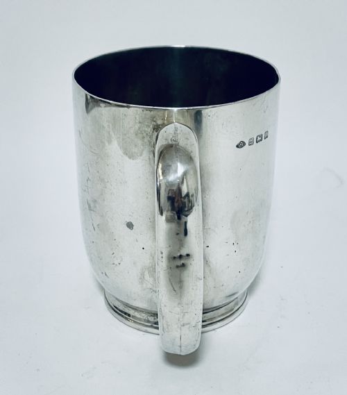 fig 2. Antique Solid Sterling Silver Tankard