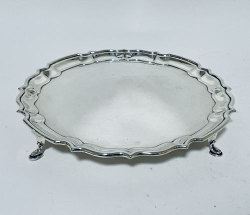 Antique Solid Sterling Silver Salver