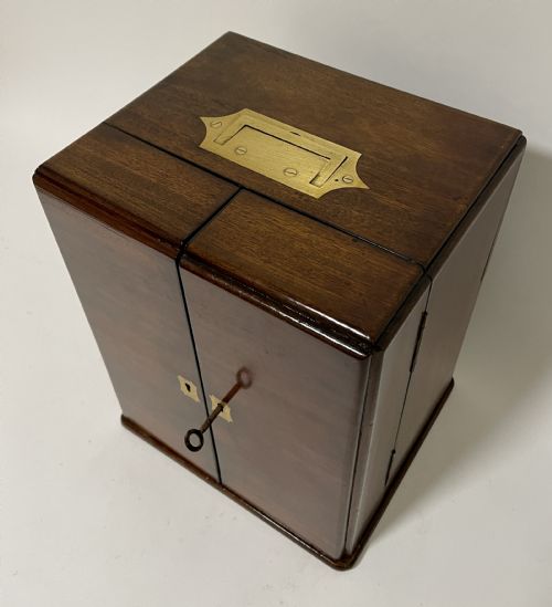 fig 2. Georgian Mahogany Apothecary Cabinet