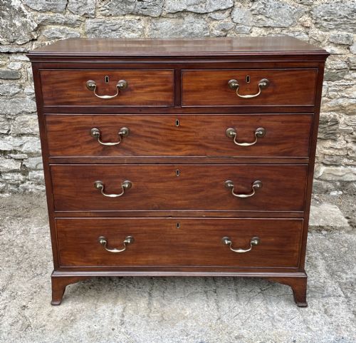 Small Georgian Mahogany Chest of Drawers