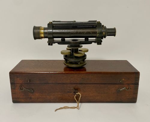 Antique Troughton & Simms Surveyors Level in Box