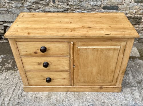fig 2. Antique Stripped Pine Sideboard