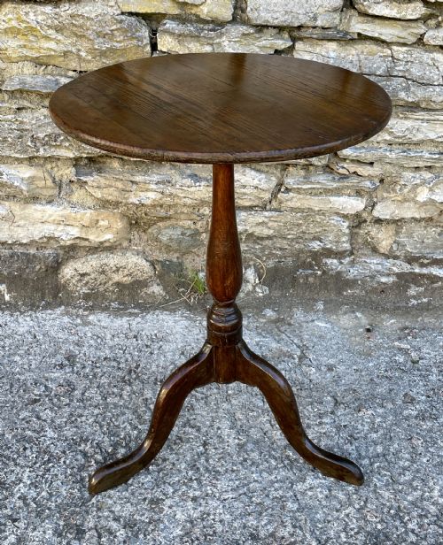fig 1. Antique Georgian Pine Tripod Wine Table