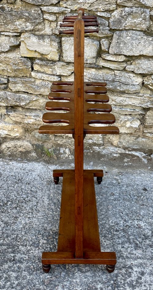 fig 2. Antique Mahogany Boot and Whip Stand