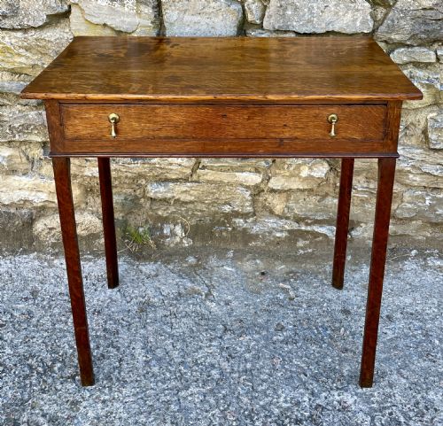 Antique Georgian Oak Side Table