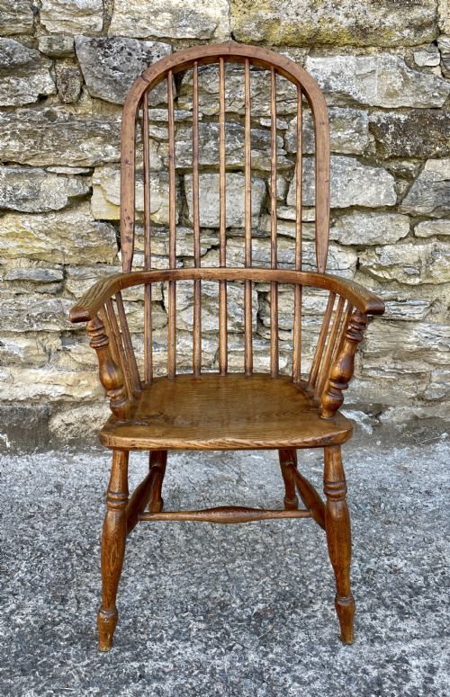 fig 1. Antique Stick Back Windsor Chair