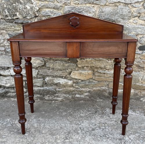 fig 1. Victorian Mahogany Hall Console Table