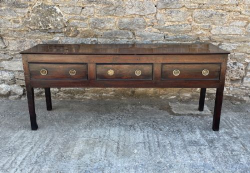 Georgian Oak Dresser Base