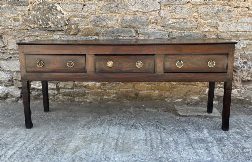 fig 1. Georgian Oak Dresser Base