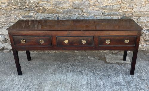 fig 2. Georgian Oak Dresser Base