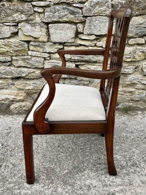 fig 2. Antique Georgian Mahogany Carver Chair