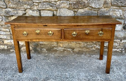 Antique Sycamore and Elm Dresser Base
