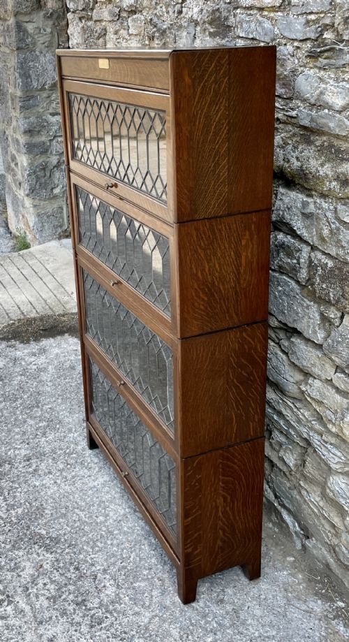 fig 2. Antique Stacking Oak Bookcase by Gumm