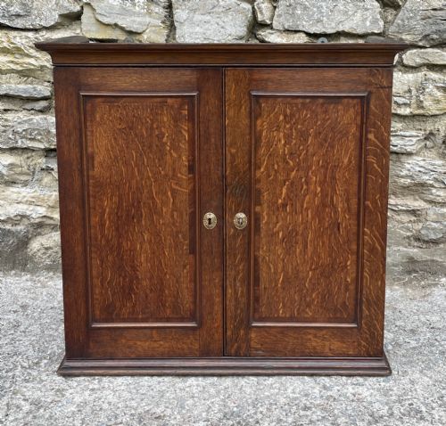 Georgian Oak Hanging Wall Cupboard