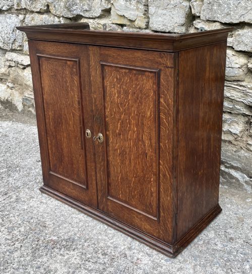 fig 2. Georgian Oak Hanging Wall Cupboard