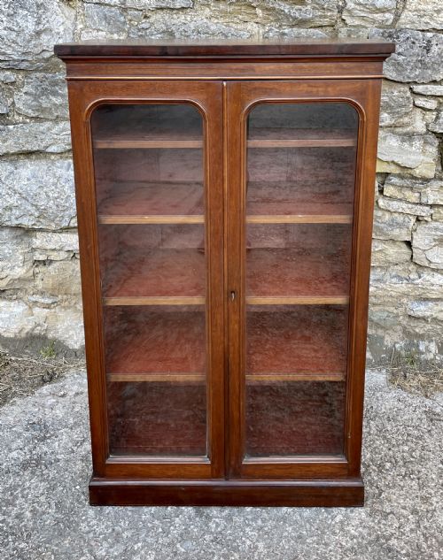 Antique Mahogany Glazed Cabinet