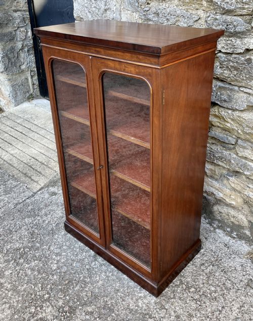 fig 2. Antique Mahogany Glazed Cabinet
