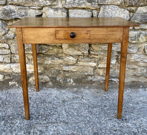 fig 1. Small Antique Stripped Pine Side Table