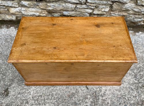 fig 1. Antique Pine Blanket Box