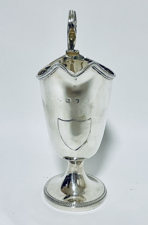 fig 1. Antique Georgian Solid Silver Cream Jug